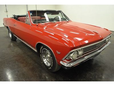1966 chevrolet chevelle convertible 283 automatic console bucket seats look