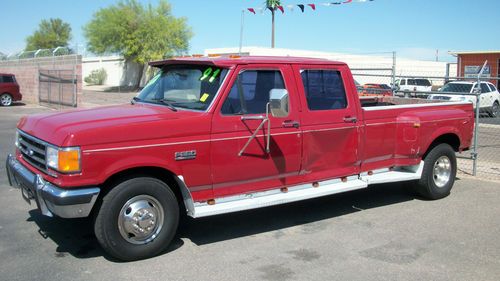 1991 ford f-350 xlt lariat crew cab pickup 4-door 7.3l