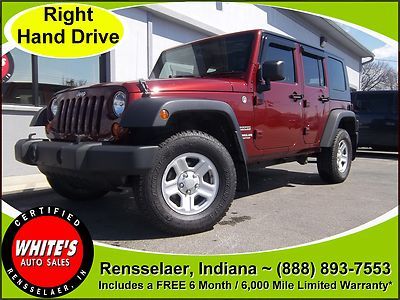 Right hand drive postal jeep low miles 4wd low reserve 4x4 4 door like new
