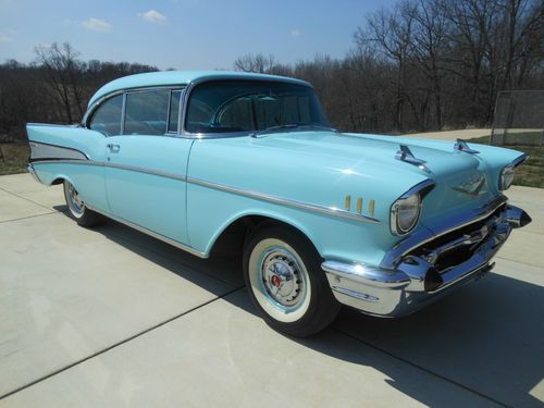 1957 chevrolet belair 2dr hard top 283 auto mint original condition very nice