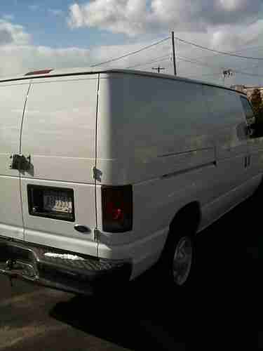 2008 FORD E-250 ECONOLINE CARGO VAN PARTITION STEEL BINS 51K! VERY LIGHT FLOOD, US $7,200.00, image 4