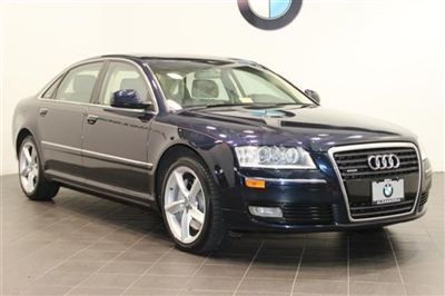 Audi a8 l automatic navigation bose stereo  sedan all wheel drive night blue