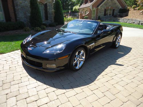 2010 chevrolet corvette grand sport convertible like new 3k miles manual trans!!