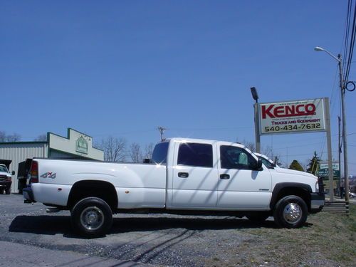 2006 chevrolet k3500 crew cab 4x4 dually 12,000 actual miles!!! 1-owner u.s. gov