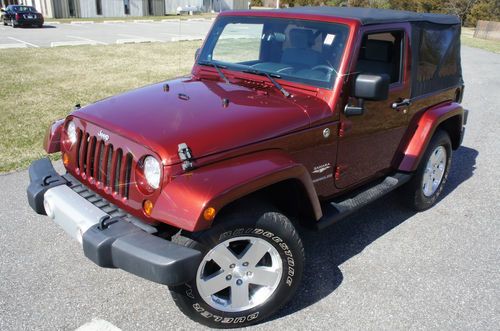 ~2009 jeep wrangler sahara for sale~pwr windows &amp; locks~auto~salvage title~
