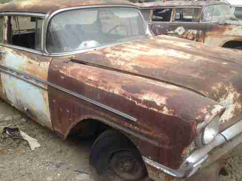 1956 chevrolet chevy bel air 2 door solid body well worth restoring 2 dr car, US $3,600.00, image 2