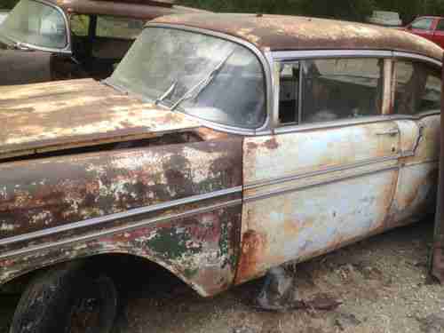 1956 chevrolet chevy bel air 2 door solid body well worth restoring 2 dr car, US $3,600.00, image 3