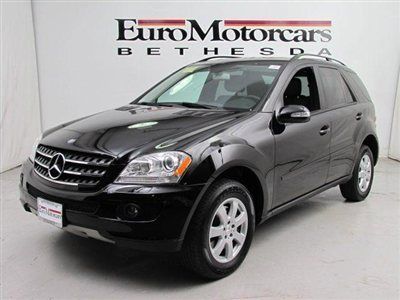Diesel cdi 4matic bluetec black leather amg ml350 certified 06 local 08 cpo used
