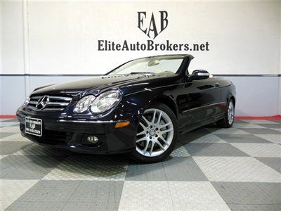 09 clk350 cab-navigation-appearance pkg-sat radio-carfax certified