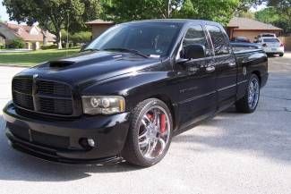 2005 quad cab srt-10 66k 24in crome wheels nav extra clean