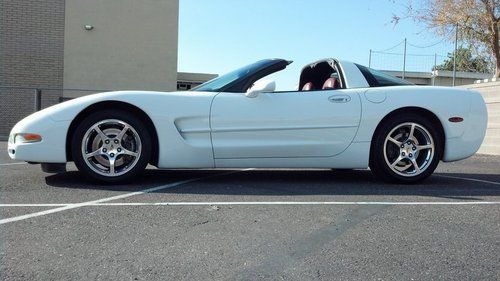 6 speed white coupe.. arizona car, dealer maintained with records..