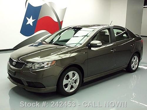 2010 kia forte ex sedan sunroof leather spoiler 34k mi texas direct auto