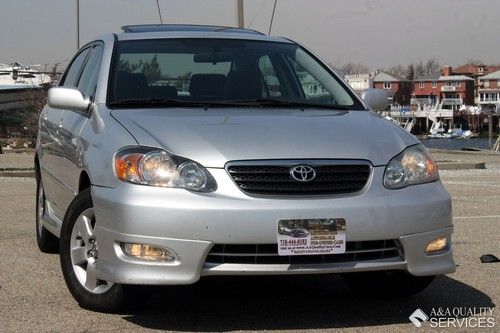 2005 toyota corolla s 1.8l power sunroof alloy wheels rear spoiler cd changer