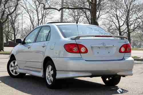 2005 TOYOTA COROLLA S 1.8L POWER SUNROOF ALLOY WHEELS REAR SPOILER CD CHANGER, image 2