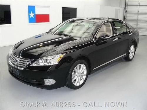 2010 lexus es350 lux sunroof leather wood trim only 29k texas direct auto