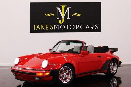 1988 porsche 911 930 turbo cabriolet, only 46k miles, pristine example !!