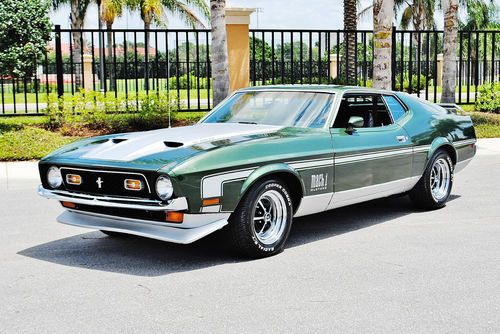 Very rare q code 351 4 br1972 ford mustang mach 1 fastback simply beautiful wow