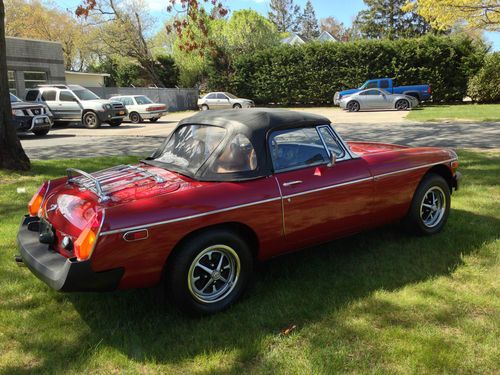 1978 mgb .mg..convertible..10k original miles ..no reserve auction!!  rare