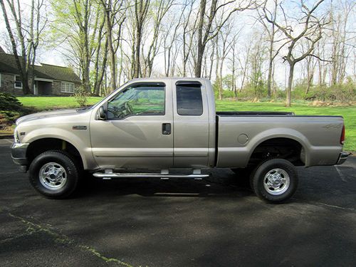 2003 ford f-350 xlt lariat crew cab 10 cylinder 4x4 1 ton pickup no reserve