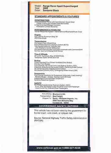 RANGE ROVER SPORT SC*FACTORY WARNTY* ENT PKG*NAV*NEW $72675 NOW 45997/MAKE OFFER, US $45,997.00, image 13