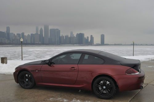 Bmw 2006 m6 two tone no reserve super low mileage 26k carbon roof smg 500hp