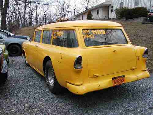 1955 Chevrolet NO RESERVE 2 Door Drag Race Hot Rod Prostreet Classic Collector, image 5