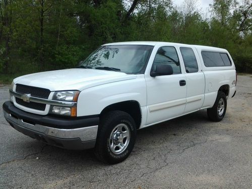 2003 chevrolet silverado 1500 ls extended cab 4x4 w/matching cap