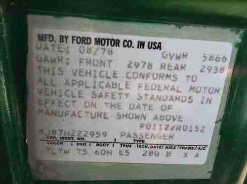 1978 Ford Thunderbird Base Hardtop 2-Door 5.0L, US $4,500.00, image 19