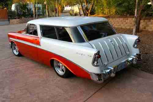 1956 Chevrolet Bel Air Nomad Beautiful 100% Rust free California Show car, image 3