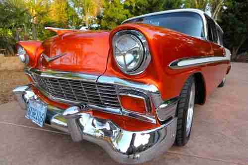 1956 Chevrolet Bel Air Nomad Beautiful 100% Rust free California Show car, image 4