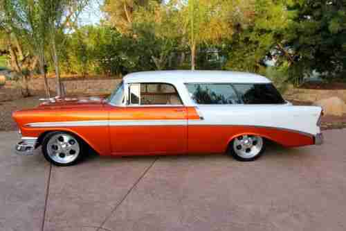 1956 Chevrolet Bel Air Nomad Beautiful 100% Rust free California Show car, image 6