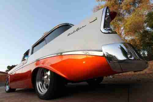 1956 Chevrolet Bel Air Nomad Beautiful 100% Rust free California Show car, image 9