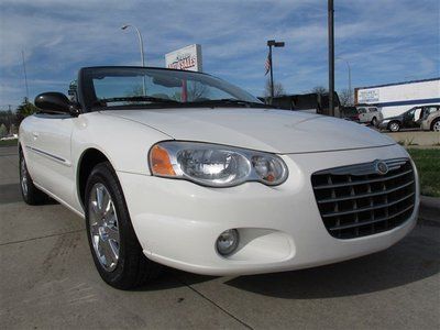 2006 limited white convertible one owner extremely clean chrome wheels remote