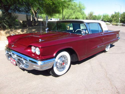 1960 ford thunderbird 2dr ht - 390ci tri-power - beautifully restored - wow!!