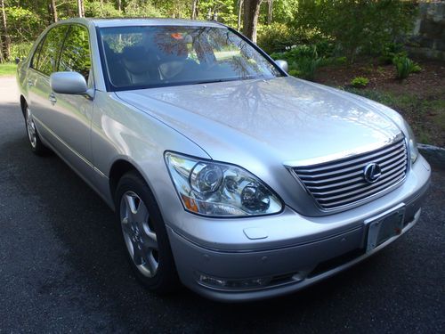 04 2004 lexus ls430 ultra luxury package excellent silver 99k no reserve sweet!