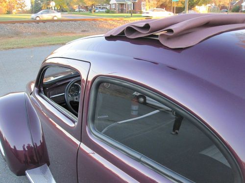 1961 vw bug beetle rag top custom