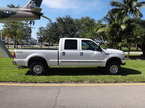 2000 ford f250 lariat 7.3l diesel 4x4 crew cab very clean runs new low reserve