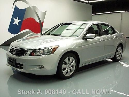 2010 honda accord ex-l v6 sedan sunroof htd leather 22k texas direct auto