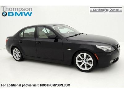 2010 bmw 535i 3.0l 300 hp twin power turbo 6 speed manual 100k cpo warranty!