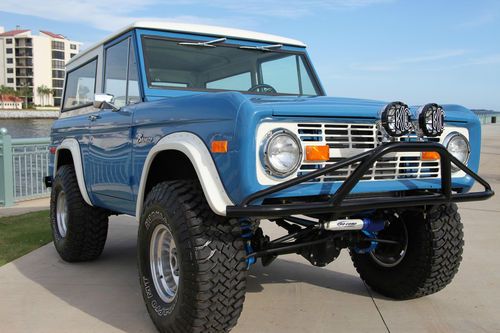 1972 ford bronco---power steering, power disc brakes--restored