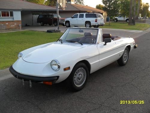 1978 alfa romeo spider veloce convertible. 39k original miles! one owner!