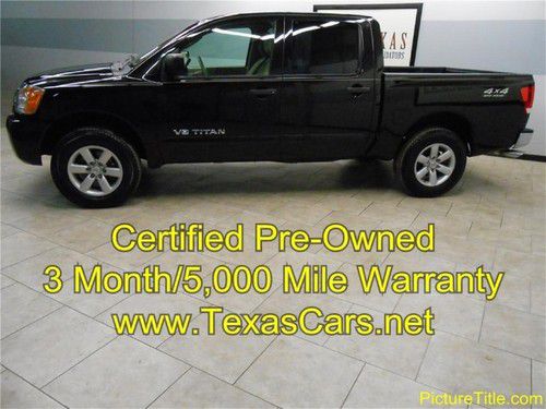 2010 titan se 4wd leather crew certified pre-owned warranty we finance!!!