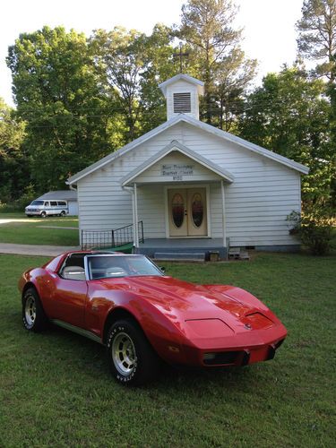 1975 chevrolet corvette numbers matching and no reserve!!!
