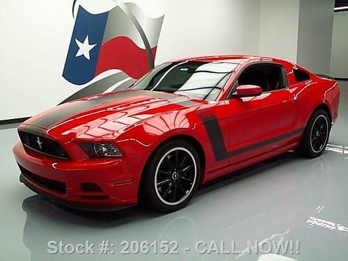 2013 ford mustang boss 302 6 spd xenons spoiler 19's 7k texas direct auto