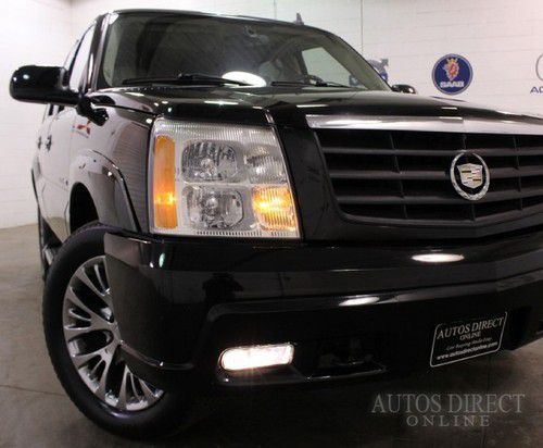 We finance 2006 cadillac escalade awd 80k clean carfax navi dvd 3rows htdsts 6cd