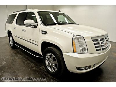 2007 cadillac escalade esv 6.2 liter v8 automatic navigation sunroof leather