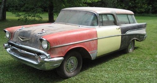 1957 chevrolet nomad station wagon - abandoned project