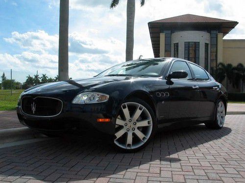 2006 maserati quattroporte sport gt 20 wheels navigation bluetooth video tour