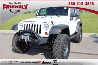 2013 jeep wrangler 4wd 2dr sport rock crawler lift custom wheels and tires