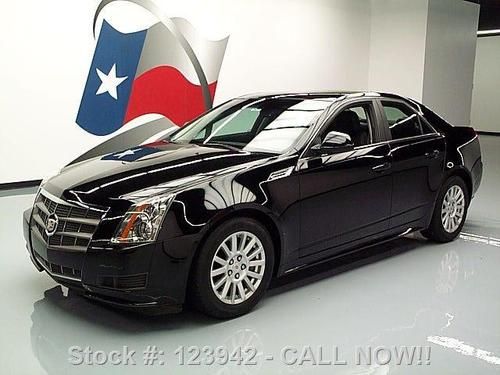 2010 cadillac cts 3.0 automatic leather blk on blk 37k texas direct auto